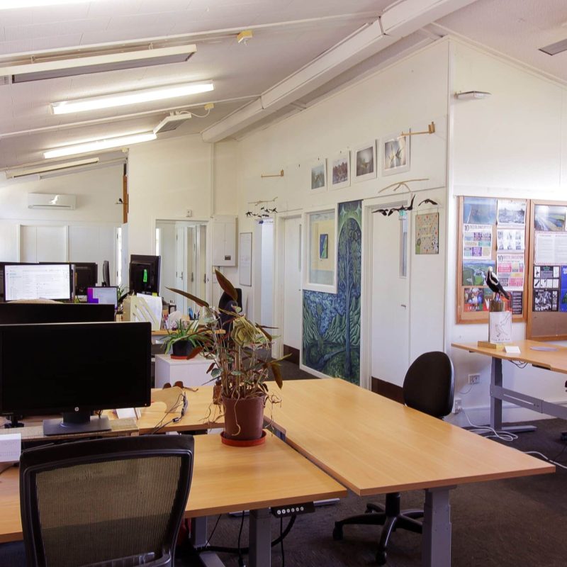 Environmental coworking space Christchurch – coworking desks
