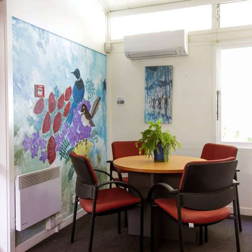 Environmental coworking space Christchurch – lunch area